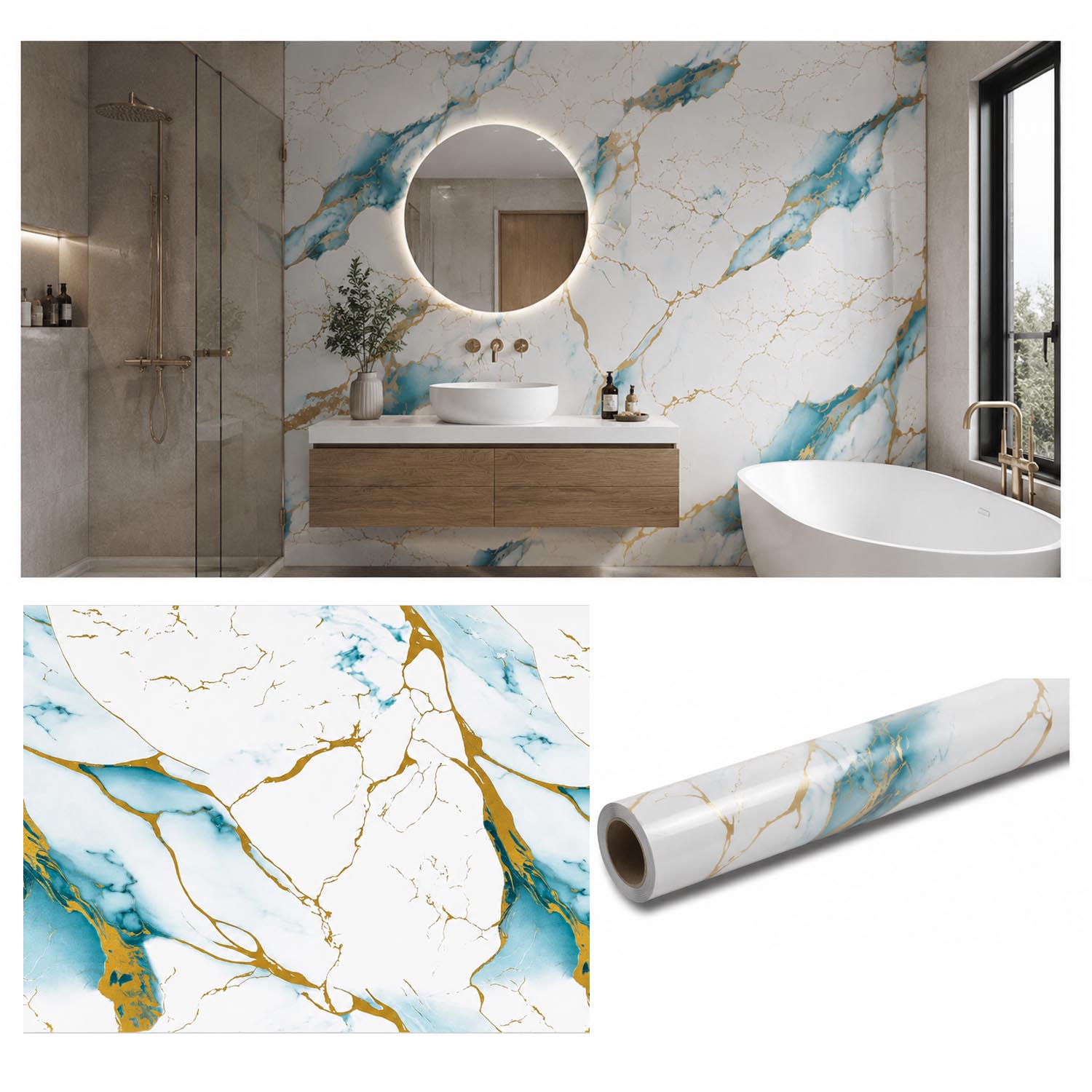 Papel Adhesivo Para Pared VA-19003